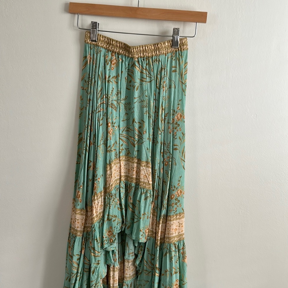 Spell & The Gypsy Maise High Low Skirt Vintage Turquoise